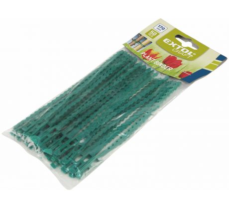 Páska viazacia zahradnícka 170mm, 50ks, EXTOL CRAFT