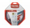 Kotúč pilový s SK plátkami, ø115x2,6x22,2mm, 40z, EXTOL PREMIUM