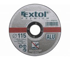 Kotúč rezný na hliník, 115x1,0mm, EXTOL PREMIUM