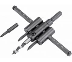 Vyrezávač otvorov, nastaviteľný, Ø30-120mm, EXTOL CRAFT