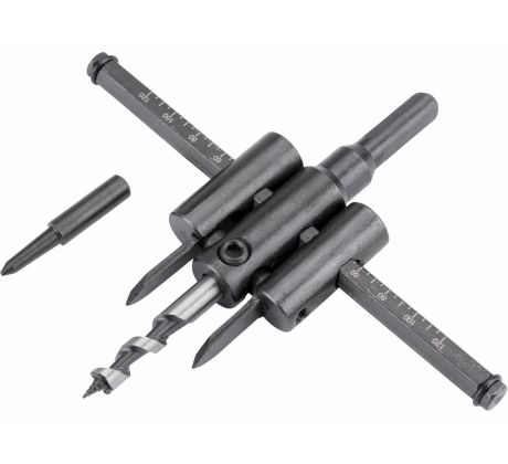 Vyrezávač otvorov, nastaviteľný, Ø30-120mm, EXTOL CRAFT