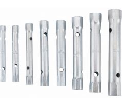 Kľúče rúrkové 6-22mm, sada 8ks, CrV, EXTOL PREMIUM