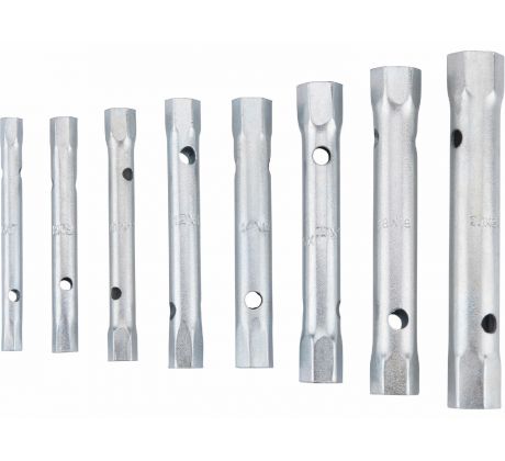 Kľúče rúrkové 6-22mm, sada 8ks, CrV, EXTOL PREMIUM