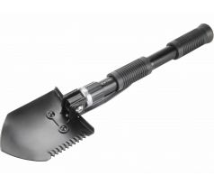 Lopatka skladacia s motyčkou 40cm, šírka 9,5cm, nylonové puzdro na opasok, EXTOL PREMIUM