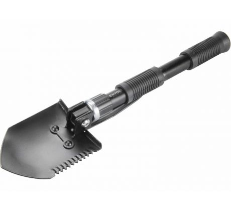Lopatka skladacia s motyčkou 40cm, šírka 9,5cm, nylonové puzdro na opasok, EXTOL PREMIUM