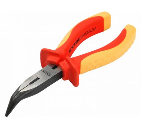 Kliešte pologuľaté zahnuté 1000V, VDE, 160mm, EXTOL PREMIUM