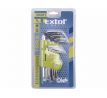 Kľúče Torx s dierkou krátke, 9-dielna sada, T10-50, EXTOL CRAFT