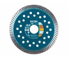 Kotúč rezný diamantový Turbo Fast Cut, 125mm, EXTOL INDUSTRIAL