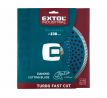 Kotúč rezný diamantový Turbo Fast Cut, 230mm, EXTOL INDUSTRIAL