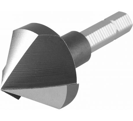 Záhlbník kuželový 90°, Ø25mm, 3-britá hlava, 1/4" šesťhranná stopka, HSS, HSS, EXTOL PREMIUM