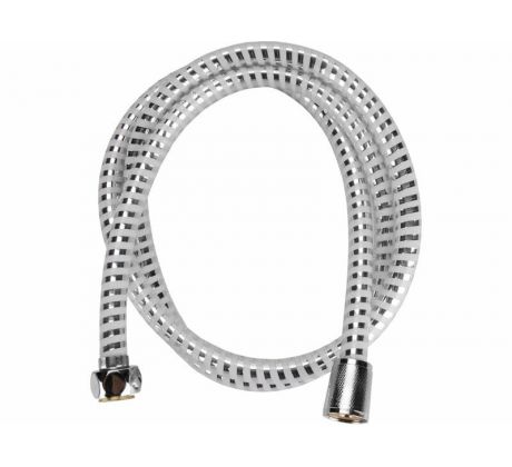 Hadica sprchová poplastovaná, 1,5m, PVC, VIKING