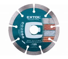 Kotúč rezný diamantový Grab Cut, 125mm, EXTOL INDUSTRIAL