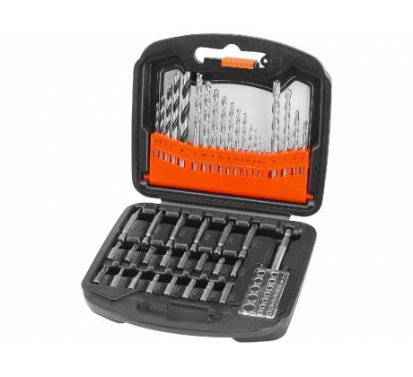 Sada vrtákov a hrotov 44ks v kufri, HSS, CrV, EXTOL PREMIUM