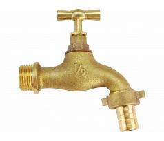 Ventil záhradný, 1/2", mosadzný, mosadz, EXTOL PREMIUM