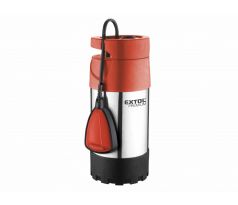 Čerpadlo ponorné 4-stupňové antikorové, príkon 1000W, 6000l/hod, max. výtlak 40m, EXTOL PREMIUM
