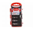 Hlavice nástrčné magnetické so 6-hrannou stopkou 1/4", sada 6ks, 6-13mm, EXTOL PREMIUM