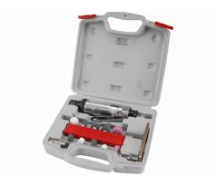 Brúska priama pneumatická s nadstavcami, 16-dielna sada, EXTOL PREMIUM