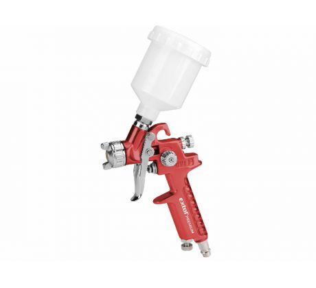 Pištoľ striekacia s nádobkou zhora a funkciou HVLP, max. prac. tlak 210kPa, EXTOL PREMIUM