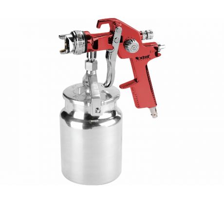 Pištoľ striekacia s nádobkou zdola a funkciou HVL, max. prac. tlak 300kPa, EXTOL PREMIUM