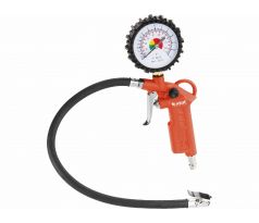 Pištoľ fúkacia s manometrom, max. prac. tlak 800kPa, EXTOL PREMIUM