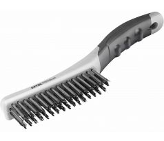 Kefa oceľová 250mm, 4-radová, plastová rukoväť, EXTOL PREMIUM