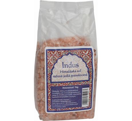 Himalájska soľ jedlá, ružová, granulovaná hrubá 1kg