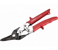 Nožnice na plech prevodové ľavé, 255mm, pre strihanie rovno a doľava, CrMoV, FORTUM