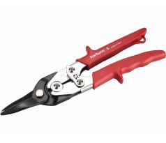 Nožnice na plech prevodové rovné, 255mm, pre strihanie rovno, CrMoV, FORTUM