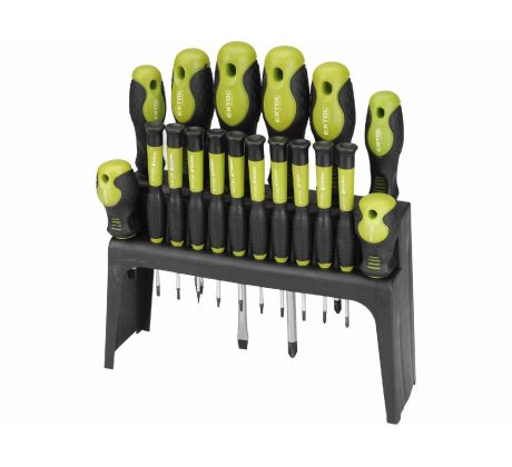 Skrutkovače magnetické, 18-dielna sada, CrV, EXTOL CRAFT