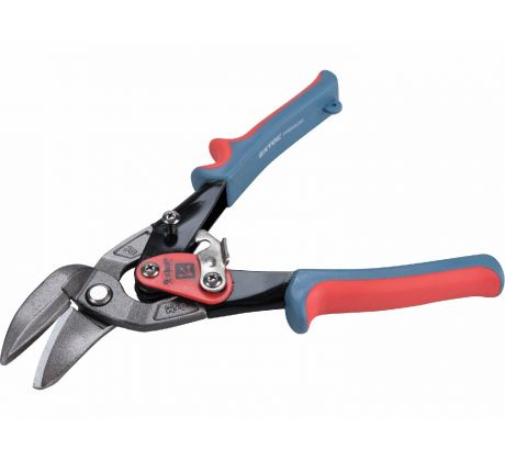 Nožnice na plech prevodové pravé, 255mm, pre strihanie rovno a doprava, CrMoV, EXTOL PREMIUM