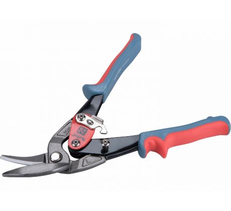 Nožnice na plech prevodové ľavé, 255mm, pre strihanie rovno a doľava, CrMoV, EXTOL PREMIUM