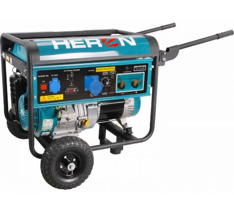 Elektrocentrála benzínová so zváračkou 220A, 1F, 5,5kW, HERON