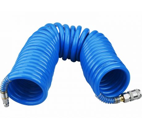 Hadica vzuchová špirálová, 1/4", vn.pr. 8mm, 8m, polyuretánová, EXTOL PREMIUM