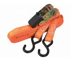 Pás sťahovací "gurtňa" s 2 hákmi, 8m x 25mm, max. 800kg, GS, EXTOL PREMIUM