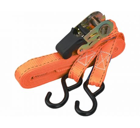 Pás sťahovací "gurtňa" s 2 hákmi, 8m x 25mm, max. 800kg, GS, EXTOL PREMIUM