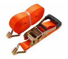 Pás sťahovací "gurtňa" s 2 hákmi, 10m x 50mm, max. 4000kg, GS, EXTOL PREMIUM