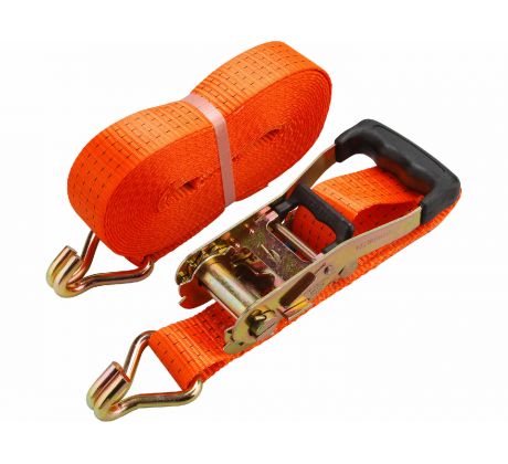 Pás sťahovací "gurtňa" s 2 hákmi, 10m x 50mm, max. 4000kg, GS, EXTOL PREMIUM