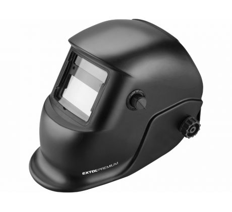 Kukla zváračská samostmievacia, DIN 9-13, čierna, EXTOL PREMIUM