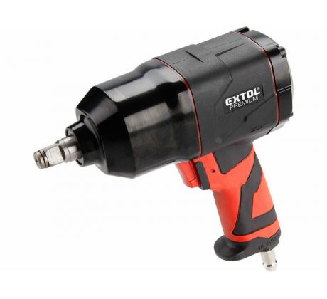 Uťahovač príklepový pneumatický, max. uťahovací moment 340Nm, EXTOL PREMIUM