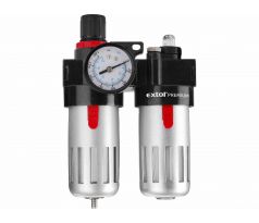 Jednotka na úpravu stlačeného vzduchu, 8bar (0,8MPa), 1/4" konektor, EXTOL PREMIUM