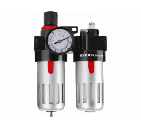 Jednotka na úpravu stlačeného vzduchu, 8bar (0,8MPa), 1/4" konektor, EXTOL PREMIUM
