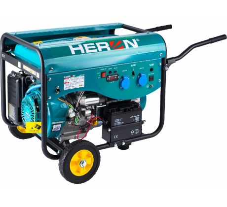 Elektrocentrála benzínová a plynová 1F, 5,5kW, elektrický štart, HERON