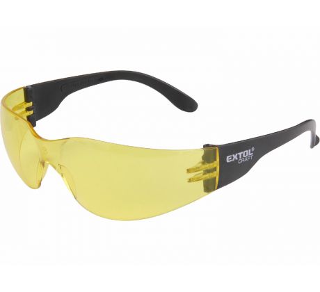 Okuliare ochranné žlté, EXTOL CRAFT