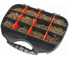 Vruty do dreva, sada 2000ks, 12 rozmerov, EXTOL CRAFT