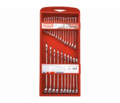 Kľúče očko-vidlicové, 25-dielna, CrV, EXTOL PREMIUM