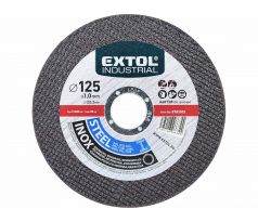 Kotúč rezný na oceľ a antikoro 125x1,0mm, EXTOL INDUSTRIAL