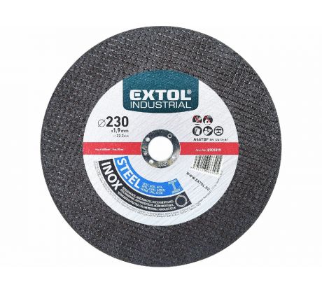 Kotúč rezný na oceľ a antikoro 230x1,9mm, EXTOL INDUSTRIAL