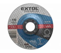 Kotúč rezný na oceľ a antikoro, 115x0,8mm, EXTOL PREMIUM