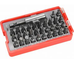 Bity s magnetickým nadstavcom, 33-dielna sada, EXTOL PREMIUM