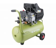 Kompresor olejový, 1100W, prac. tlak 800kPa, nádoba 24l, EXTOL CRAFT